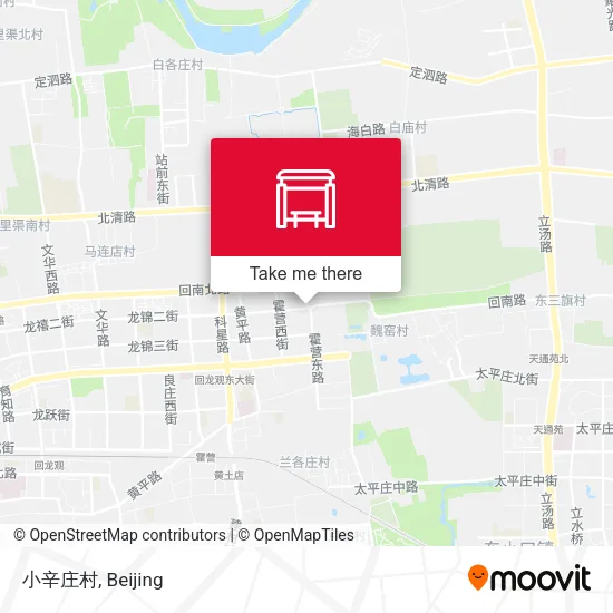 小辛庄村 map