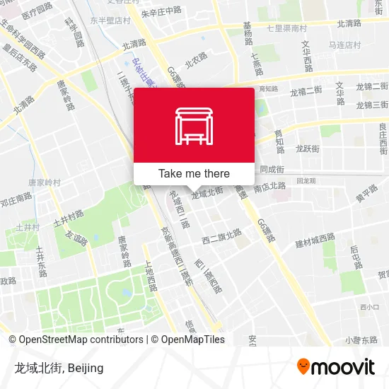 龙域北街 map
