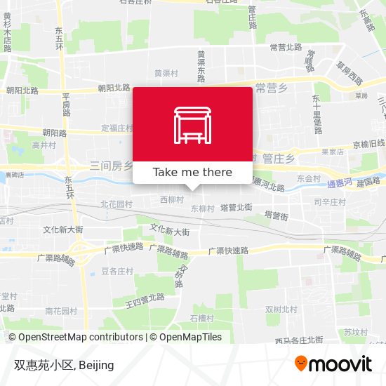 双惠苑小区 map