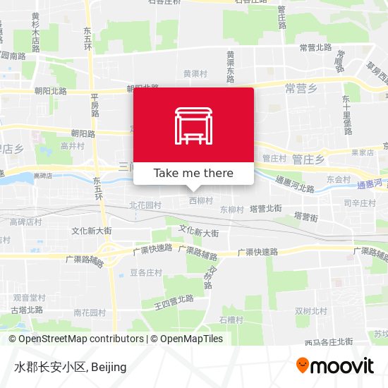 水郡长安小区 map