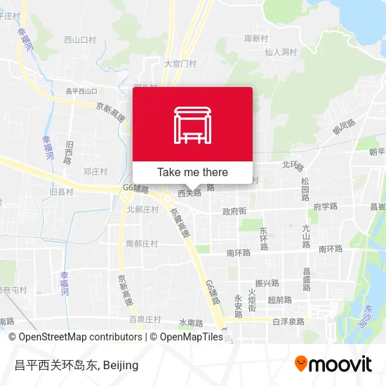 昌平西关环岛东 map