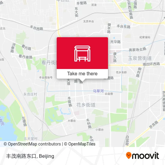 丰茂南路东口 map