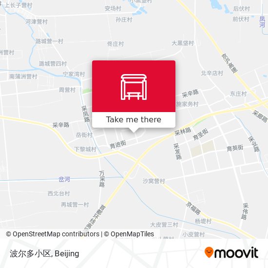 波尔多小区 map