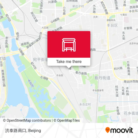 洪泰路南口 map