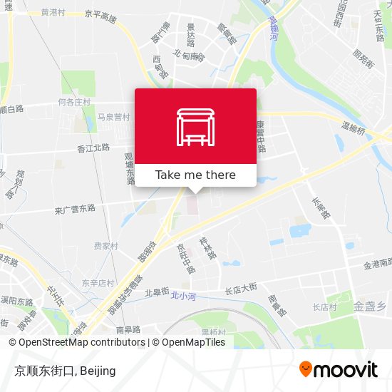 京顺东街口 map