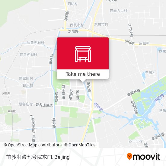 前沙涧路七号院东门 map