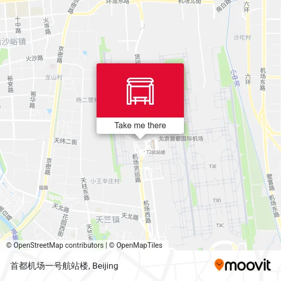 首都机场一号航站楼 map