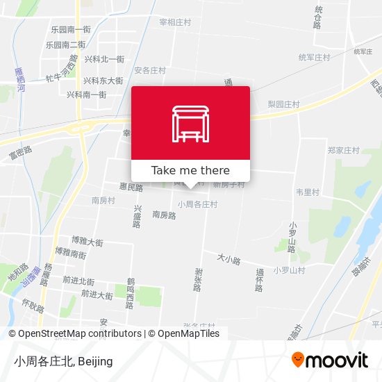 小周各庄北 map