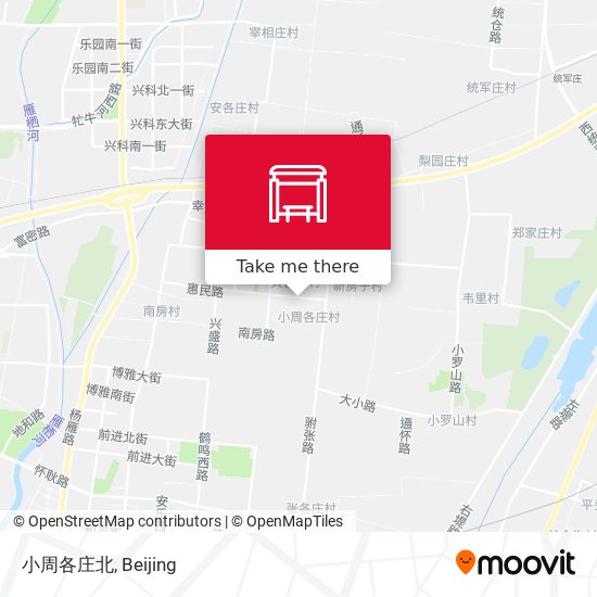 小周各庄北 map