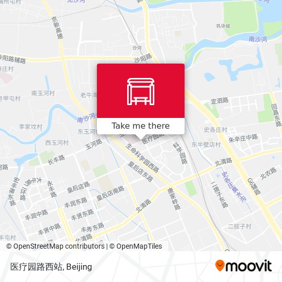 医疗园路西站 map