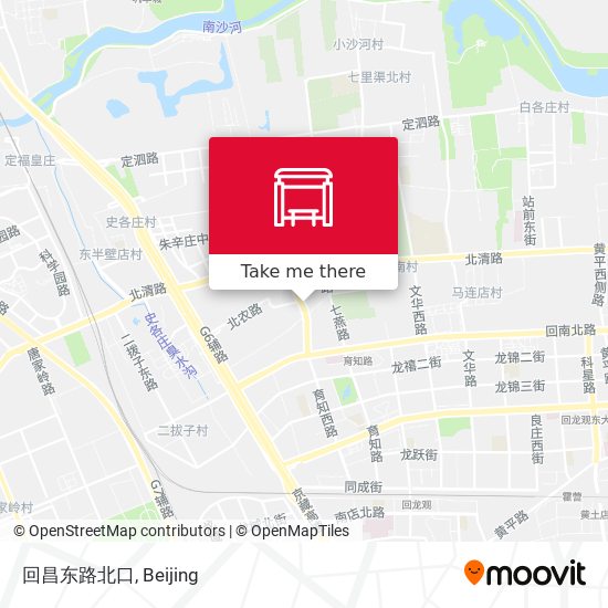 回昌东路北口 map