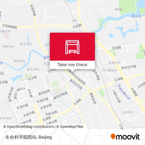 生命科学园西站 map