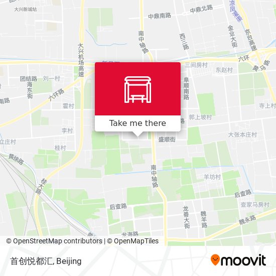 首创悦都汇 map
