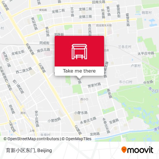 育新小区东门 map