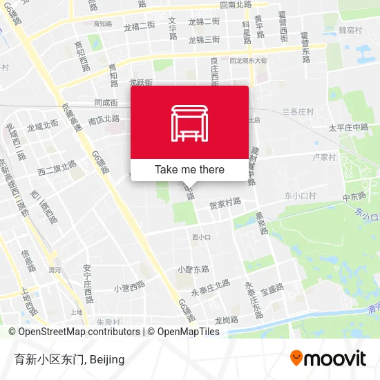 育新小区东门 map