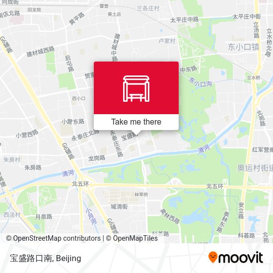宝盛路口南 map