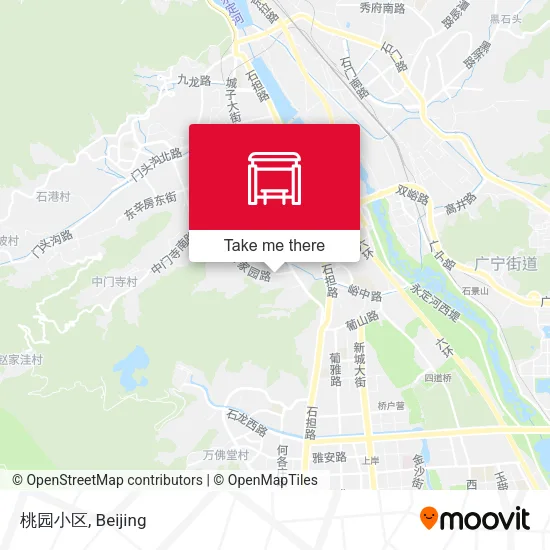 桃园小区 map