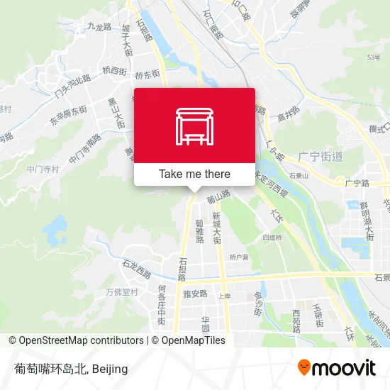 葡萄嘴环岛北 map