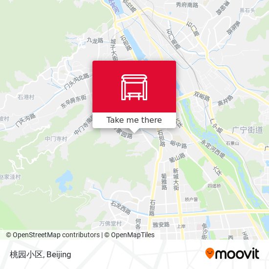 桃园小区 map