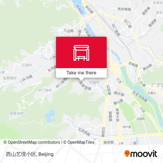 西山艺境小区 map