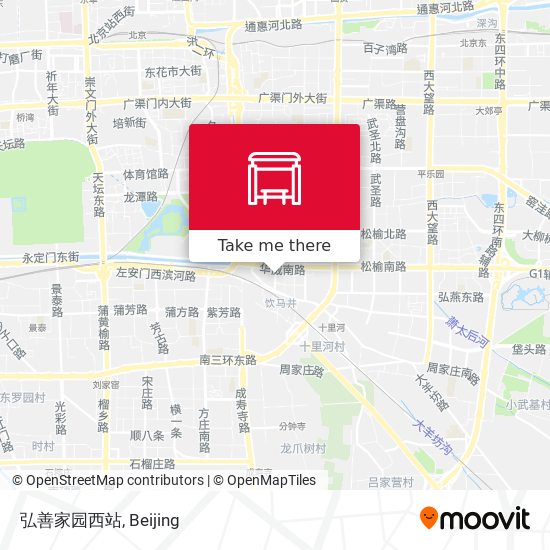 弘善家园西站 map