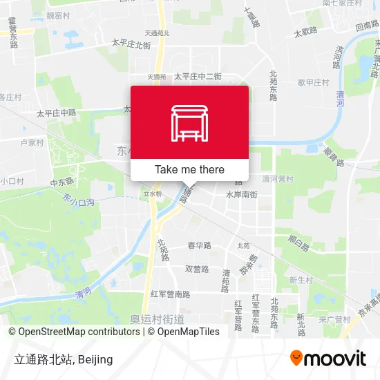 立通路北站 map