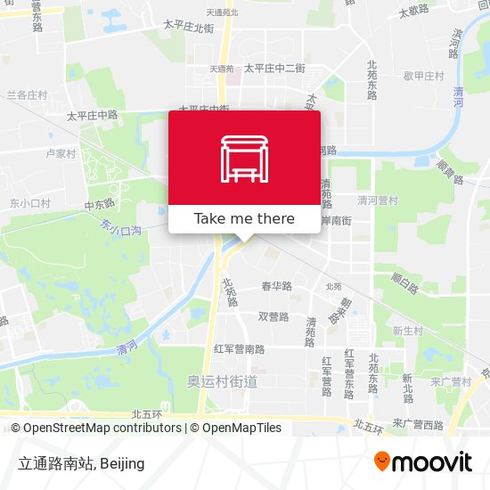 立通路南站 map