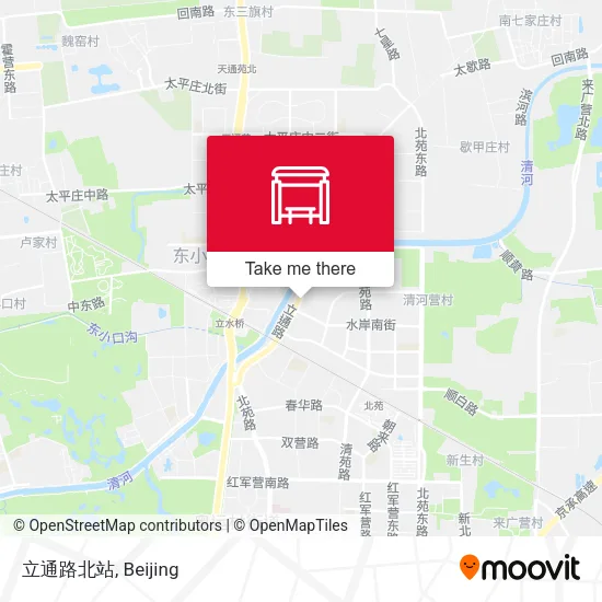 立通路北站 map