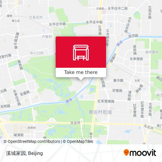 溪城家园 map