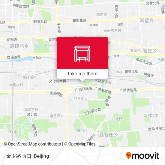 金卫路西口 map