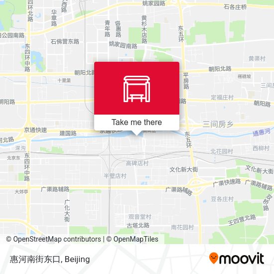 惠河南街东口 map