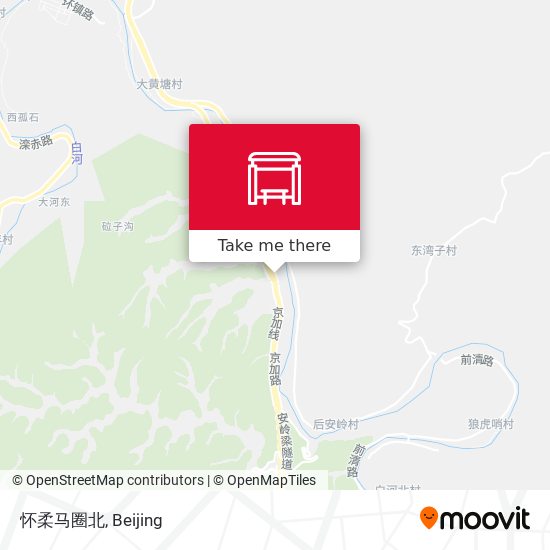 怀柔马圈北 map