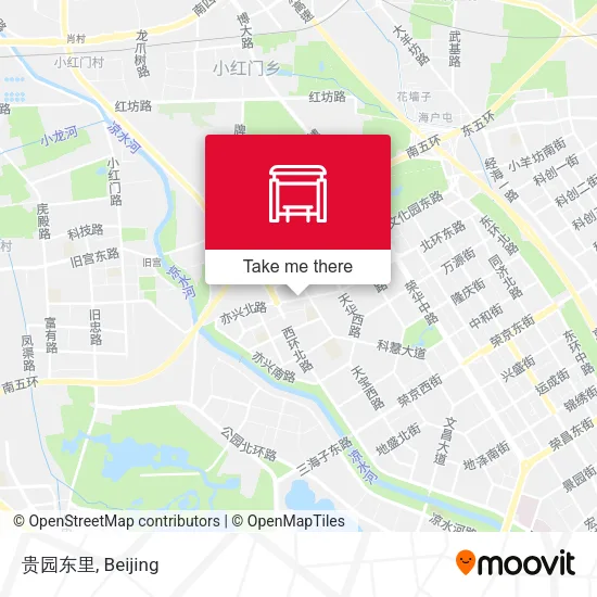 贵园东里 map