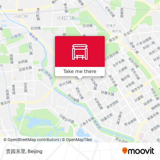 贵园东里 map