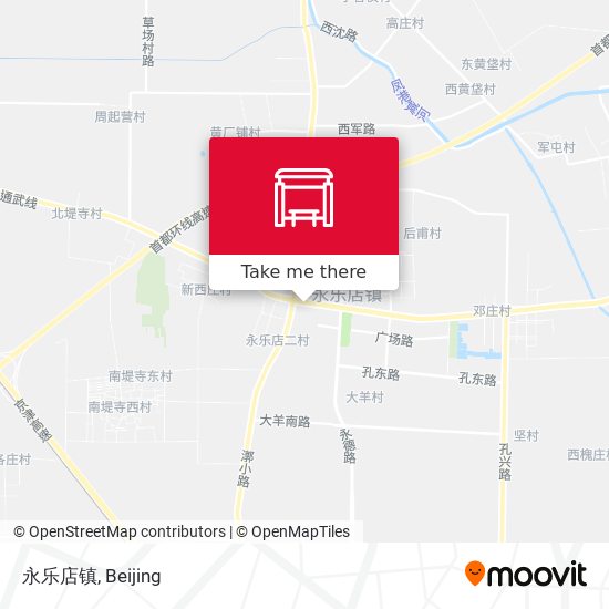 永乐店镇 map