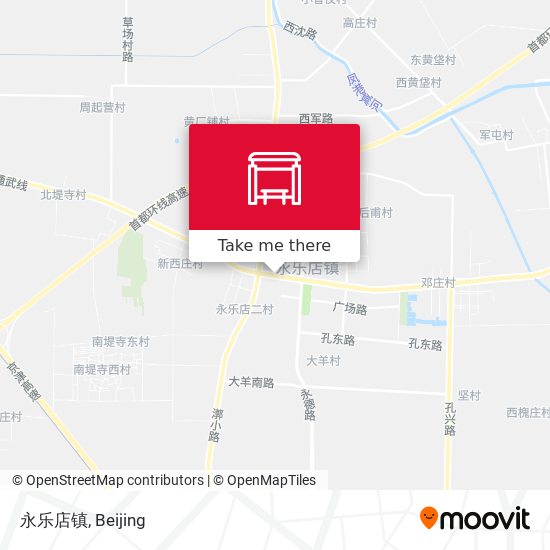 永乐店镇 map