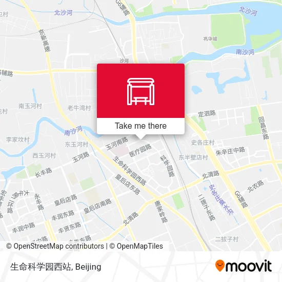 生命科学园西站 map