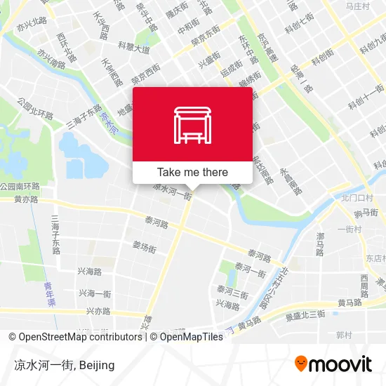 凉水河一街 map