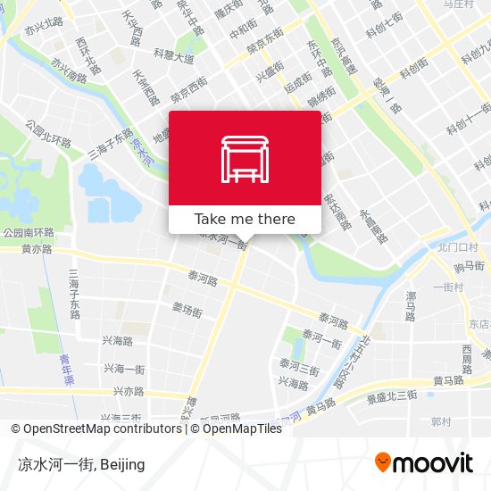 凉水河一街 map