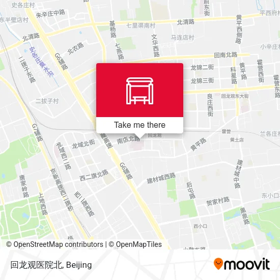 回龙观医院北 map