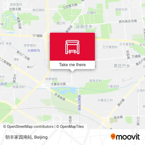 朝丰家园南站 map
