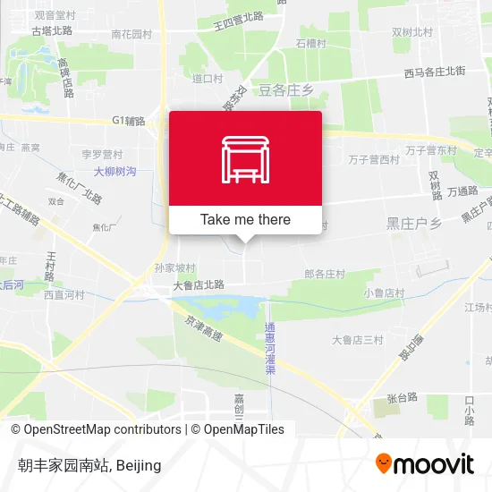 朝丰家园南站 map