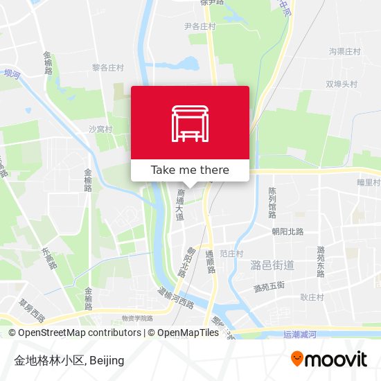 金地格林小区 map