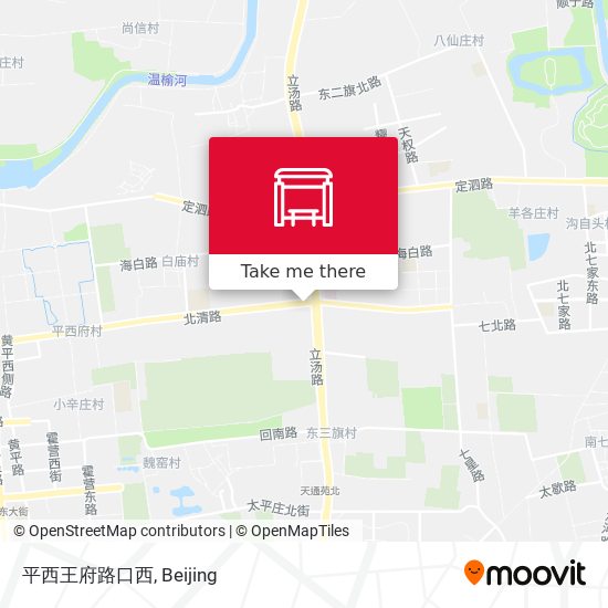 平西王府路口西 map