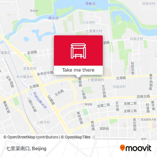 七里渠南口 map