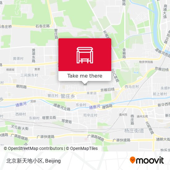 北京新天地小区 map