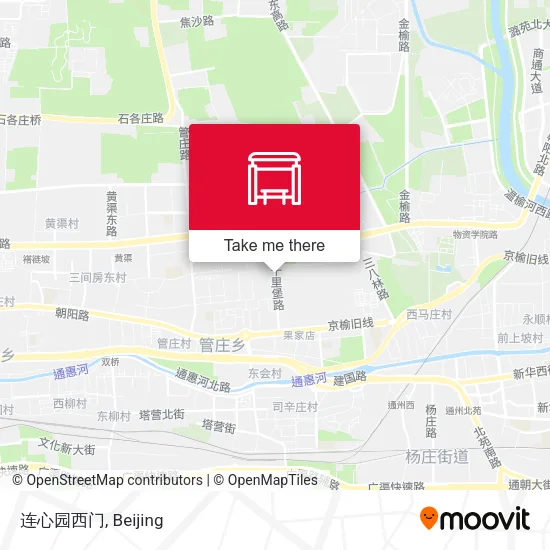 连心园西门 map