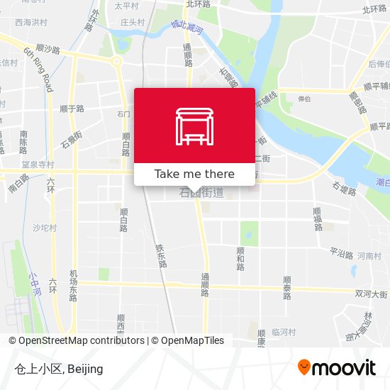 仓上小区 map