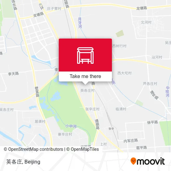 英各庄 map