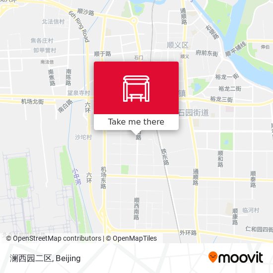 澜西园二区 map